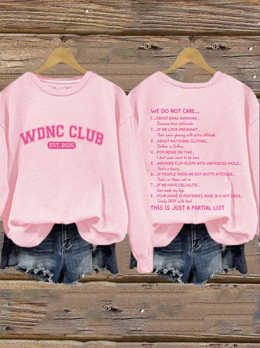 🔥Buy 3 Get 15% Off🔥Retro Proud Member Of WDNC Club Est. 2025 Print Sweatshirt