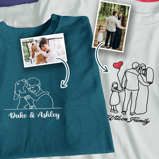 Custom Embroidered Photo Shirt