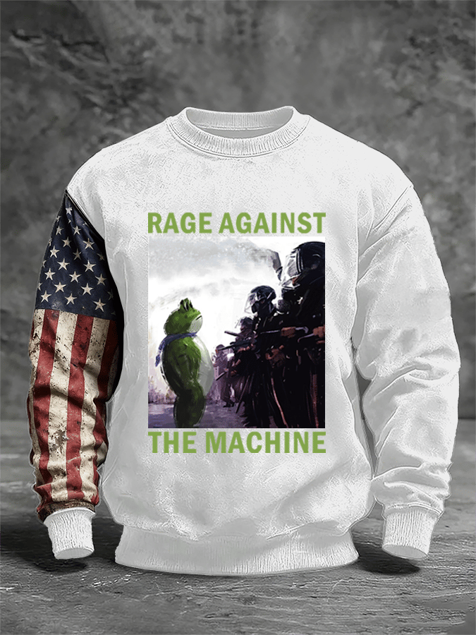 🔥Buy 3 Get 15% Off🔥Men's FDT Print Crew Neck Sweatshirt