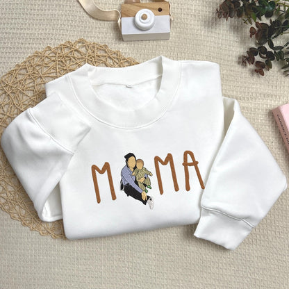 Personalised Mum Embroidered Sweatshirt