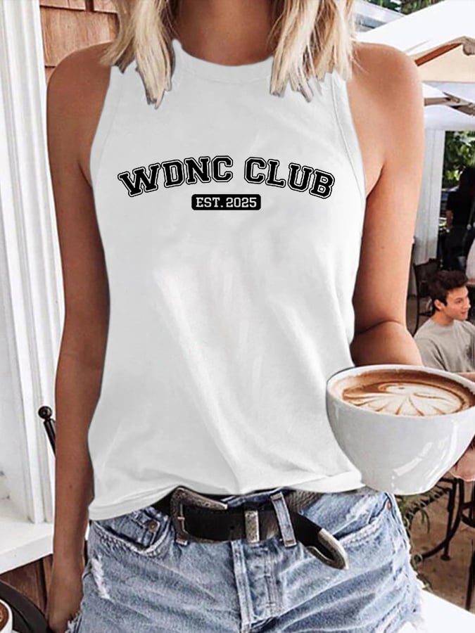 🔥Buy 3 Get 15% Off🔥Retro Funny WDNC Club Menopause Perimenopause Print Tops Tank