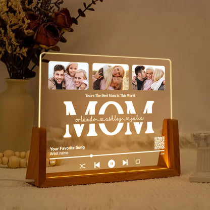 Customize with a Song That Speaks Your Heart, Personalized Photo LED Night Light