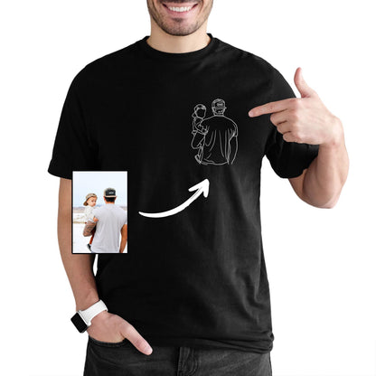 To My Man - Custom Photo Embroidery Shirt