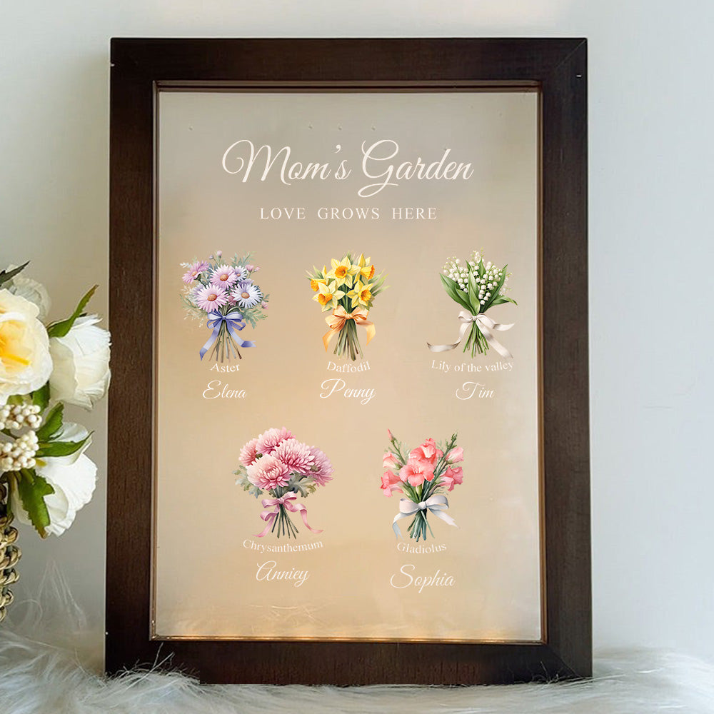 ⭐️Birth Month Flower Bouquet Customized LED Light