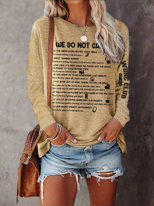 🔥Buy 3 Get 15% Off🔥Retro Funny WDNC Club Menopause Perimenopause Print T-Shirt