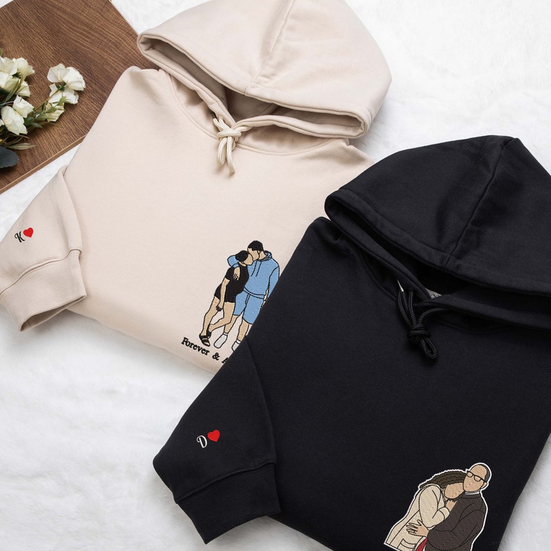 Personalized Photo Portrait Sweatshirt for Dad, Papa, and Your Beloved Ones