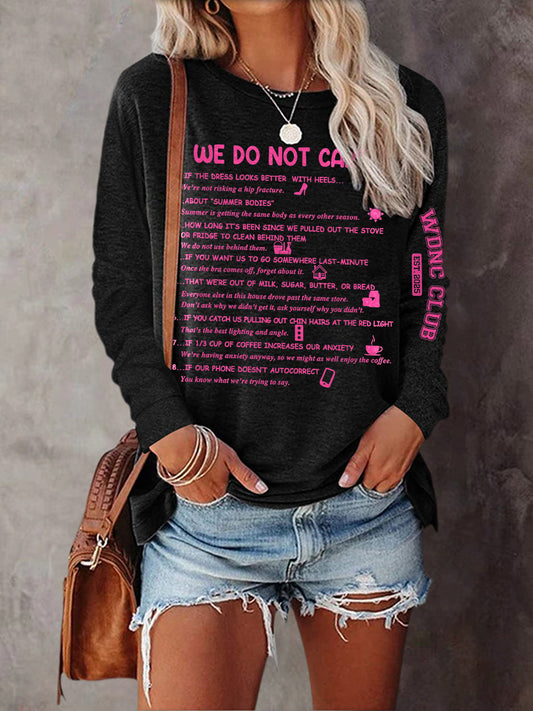 🔥Buy 3 Get 15% Off🔥Retro Funny WDNC Club Menopause Perimenopause Print T-Shirt