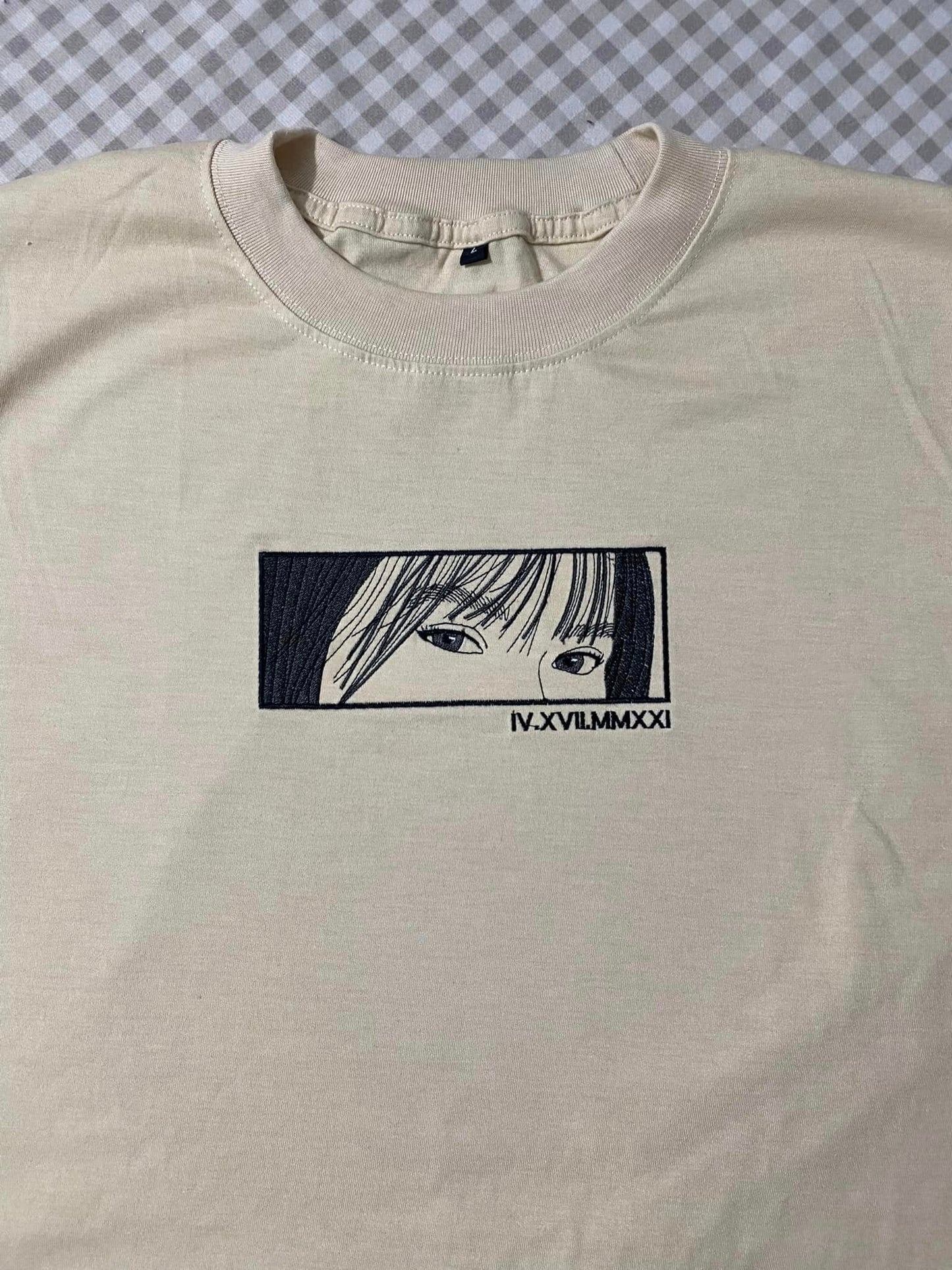 Custom Art Eyes Embroidered Sweatshirt