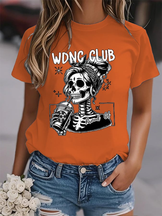 🔥Buy 3 Get 15% Off🔥Women's WDNC Menopause and Perimenopause Print T-Shirt