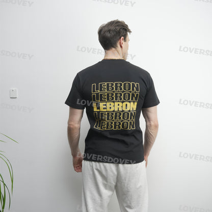 Father’s Day Custom Sport Photo T-Shirt – Personalized Sports & Fitness Tee with Name & Number