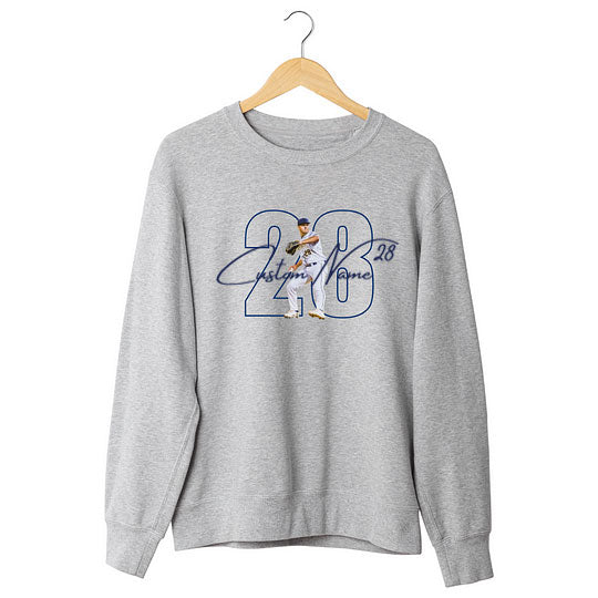 Personalized Family Sports T-Shirt - Custom Photo & Name Cheer Tee for Teams, Moms & Fans 🏈⚾⚽