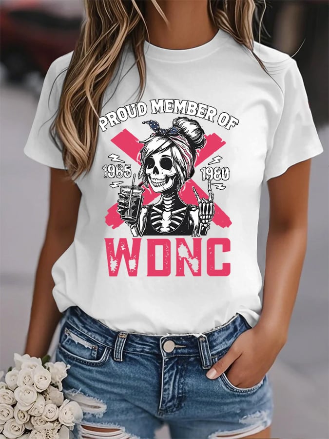 🔥Buy 3 Get 15% Off🔥Women's WDNC Menopause and Perimenopause Print T-Shirt