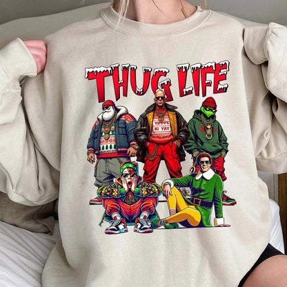 Custom Embroidered Christmas Movie Characters Hoodie | Christmas Gifts