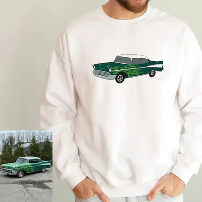Custom Car/Motorcycle Embroidered Hoodie Tee Sweatshirt