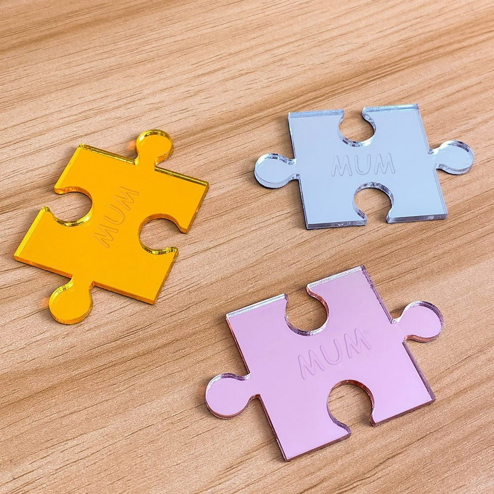 Mum You Are The Piece That Holds Us Together Wooden Puzzle Piece Sign Mother's Day Gift