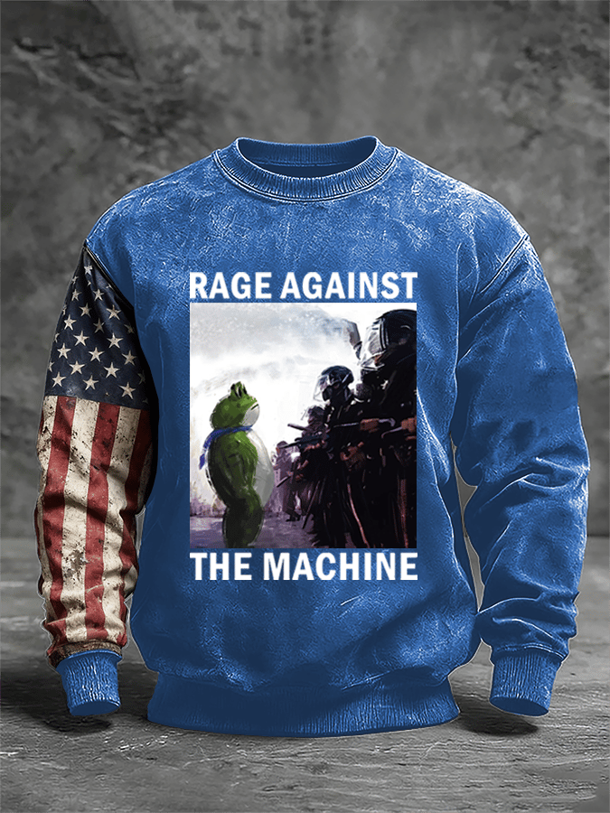 🔥Buy 3 Get 15% Off🔥Men's FDT Print Crew Neck Sweatshirt