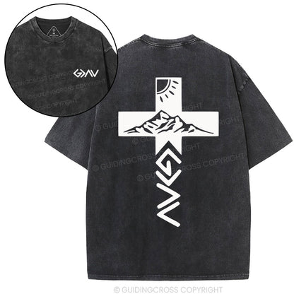 God Is Greater Than The Highs And Lows Christian Washed T-Shirt