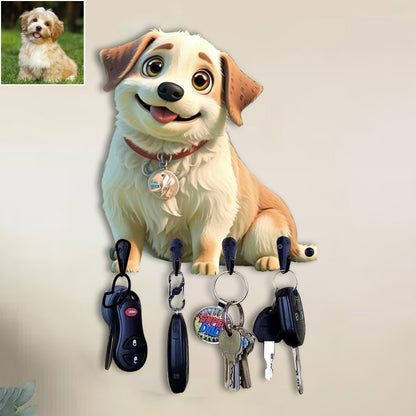 Personalised Portrait Couple/Family Key Holder