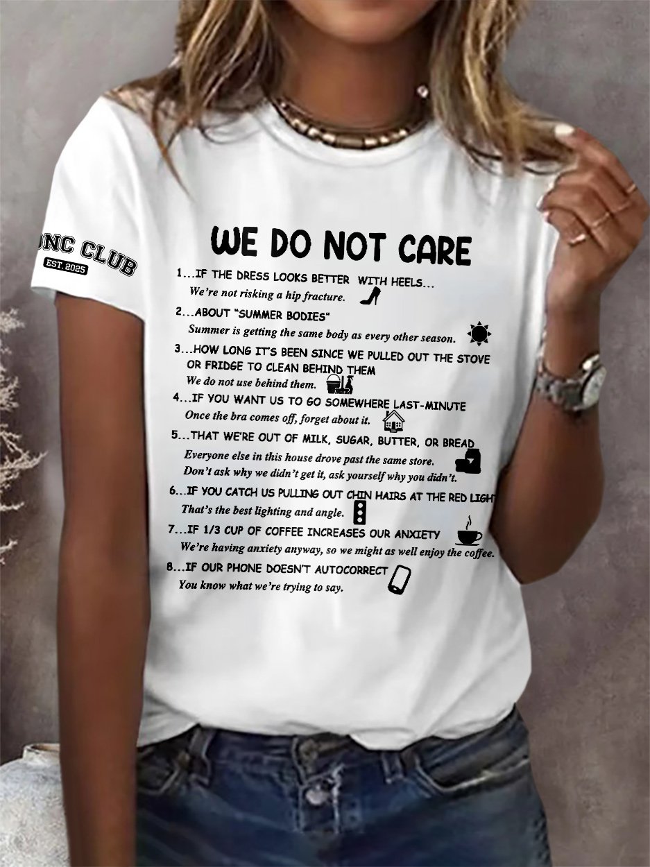 🔥Buy 3 Get 15% Off🔥Retro Funny WDNC Club Menopause Perimenopause Print T-Shirt
