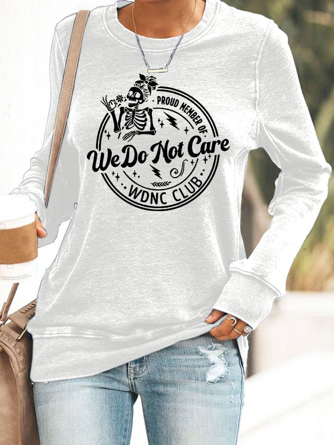 🔥Buy 3 Get 15% Off🔥Retro Funny Proud Member Of WDNC Club Menopause Perimenopause Print Sweatshirt