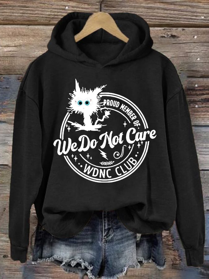 🔥Buy 3 Get 15% Off🔥Retro Funny Proud Member Of WDNC Club Menopause Perimenopause Print Hoodie