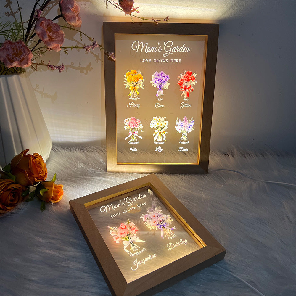 ⭐️Birth Month Flower Bouquet Customized LED Light