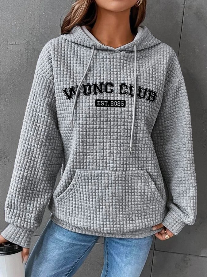 🔥Buy 3 Get 15% Off🔥Retro Funny Funny WDNC Club Est. 2025 Menopause Perimenopause Print Hoodie