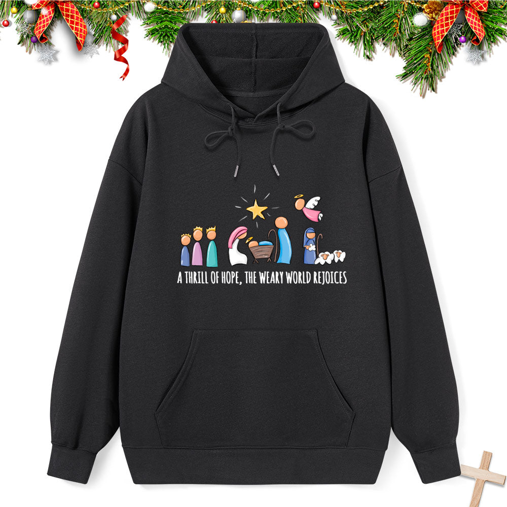 A Thrill Of Hope Classic Christian Hoodie