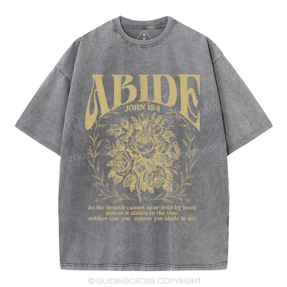 Abide Christian Washed T-Shirt