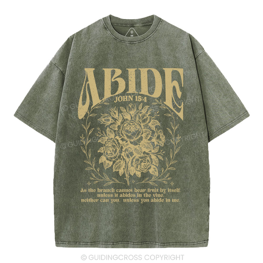 Abide Christian Washed T-Shirt