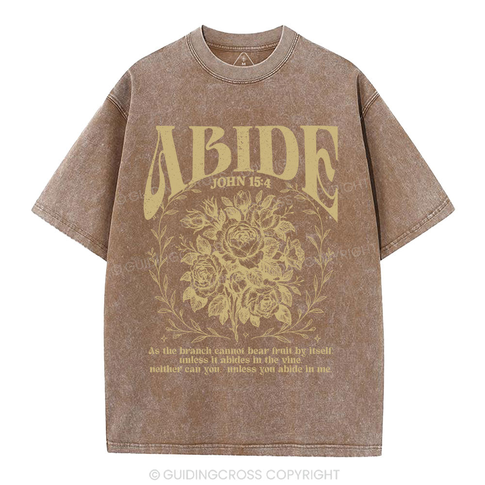 Abide Christian Washed T-Shirt