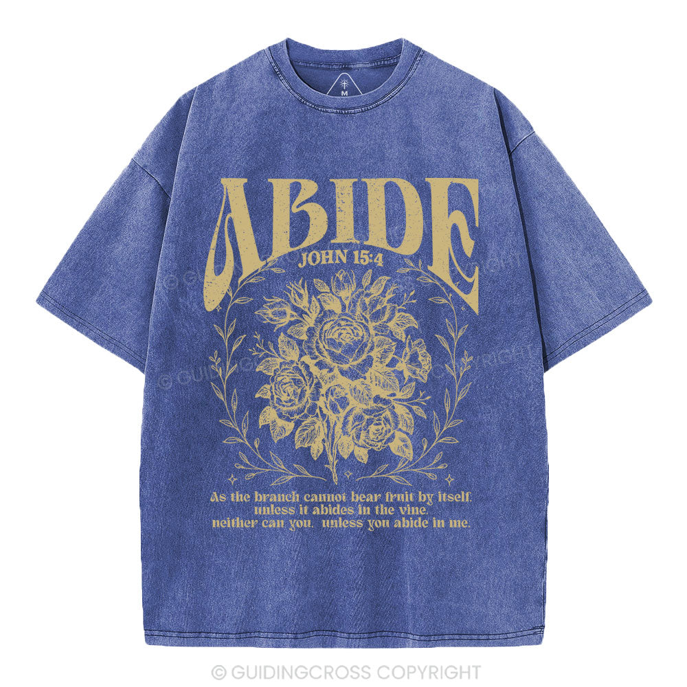 Abide Christian Washed T-Shirt