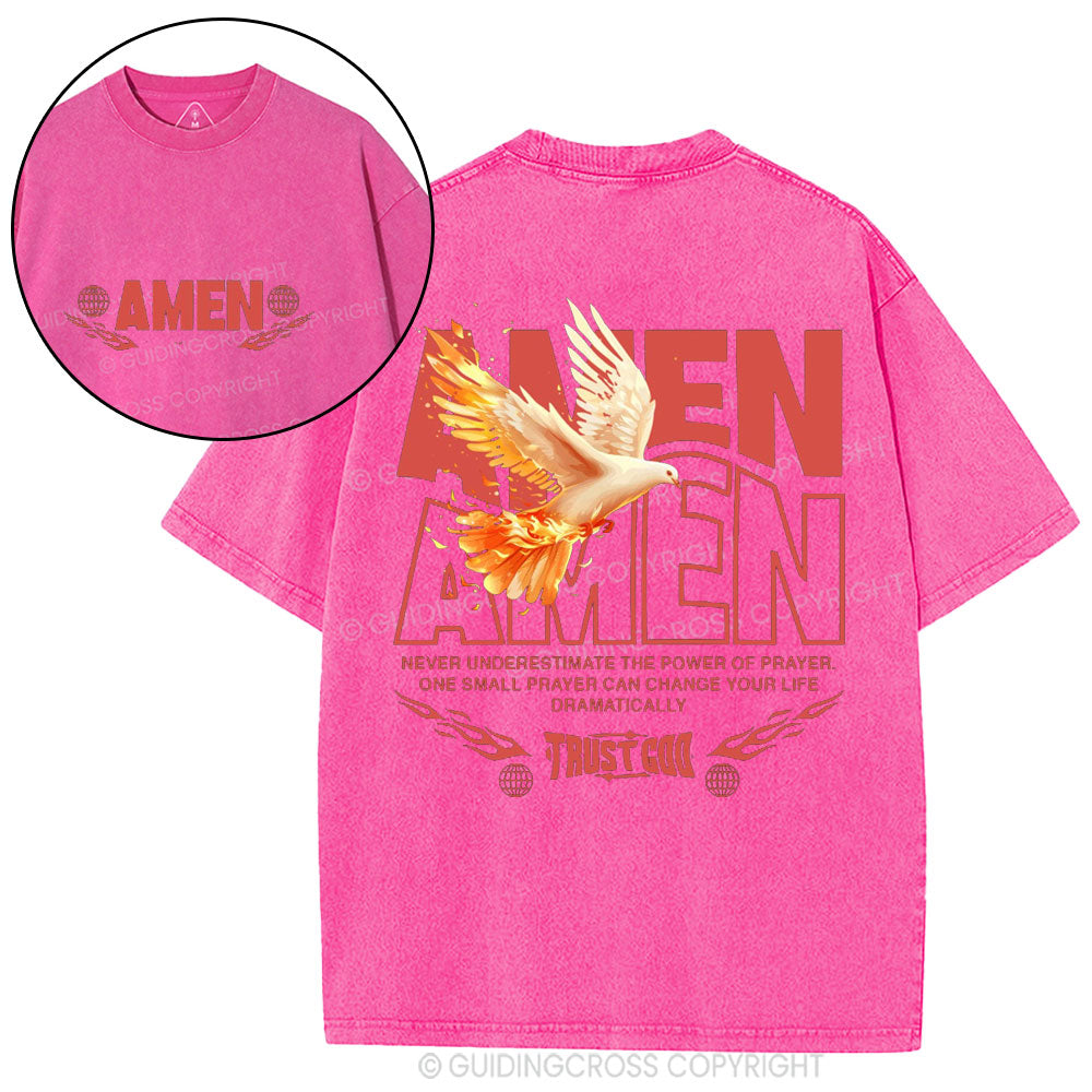 Amen Christian Washed T-Shirt