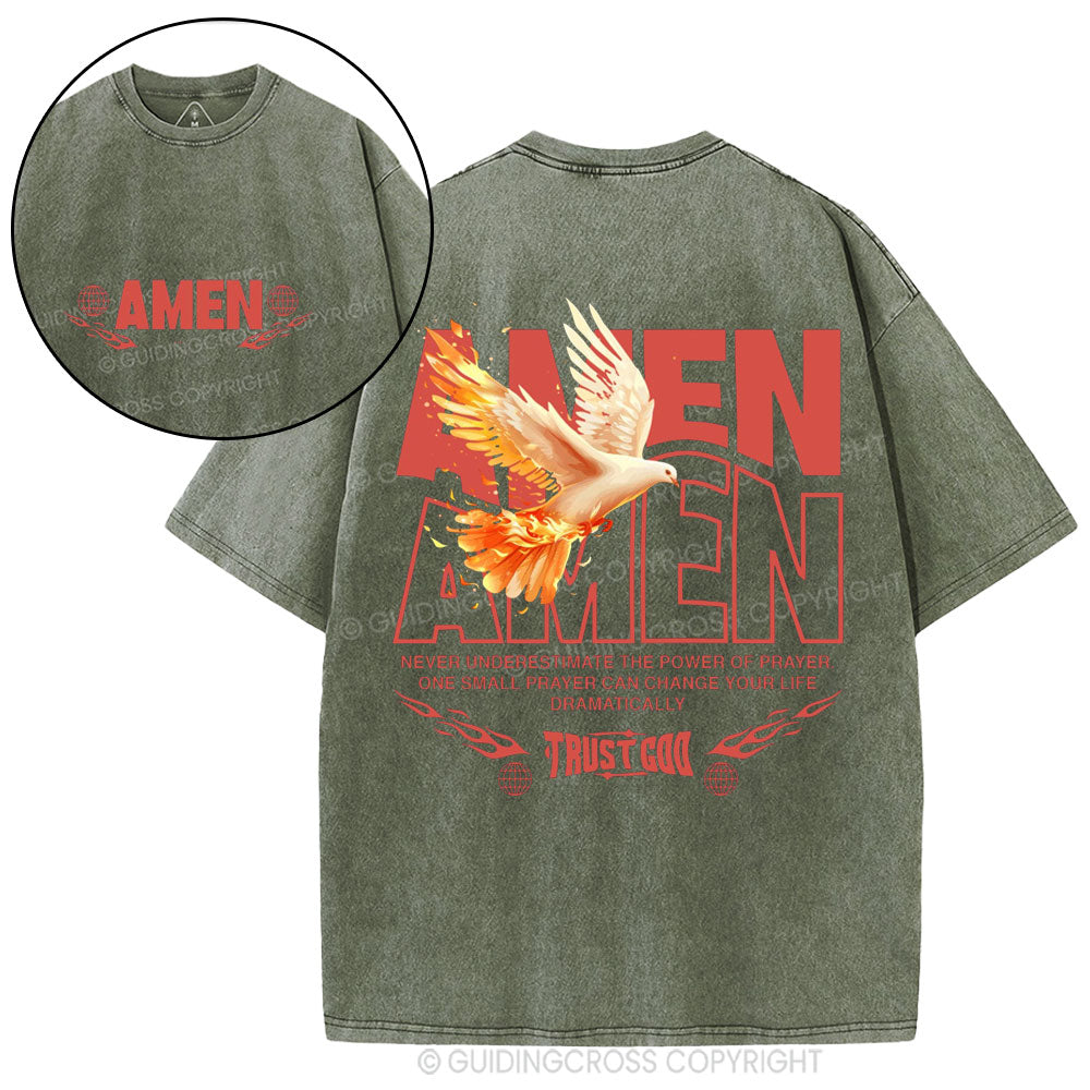 Amen Christian Washed T-Shirt