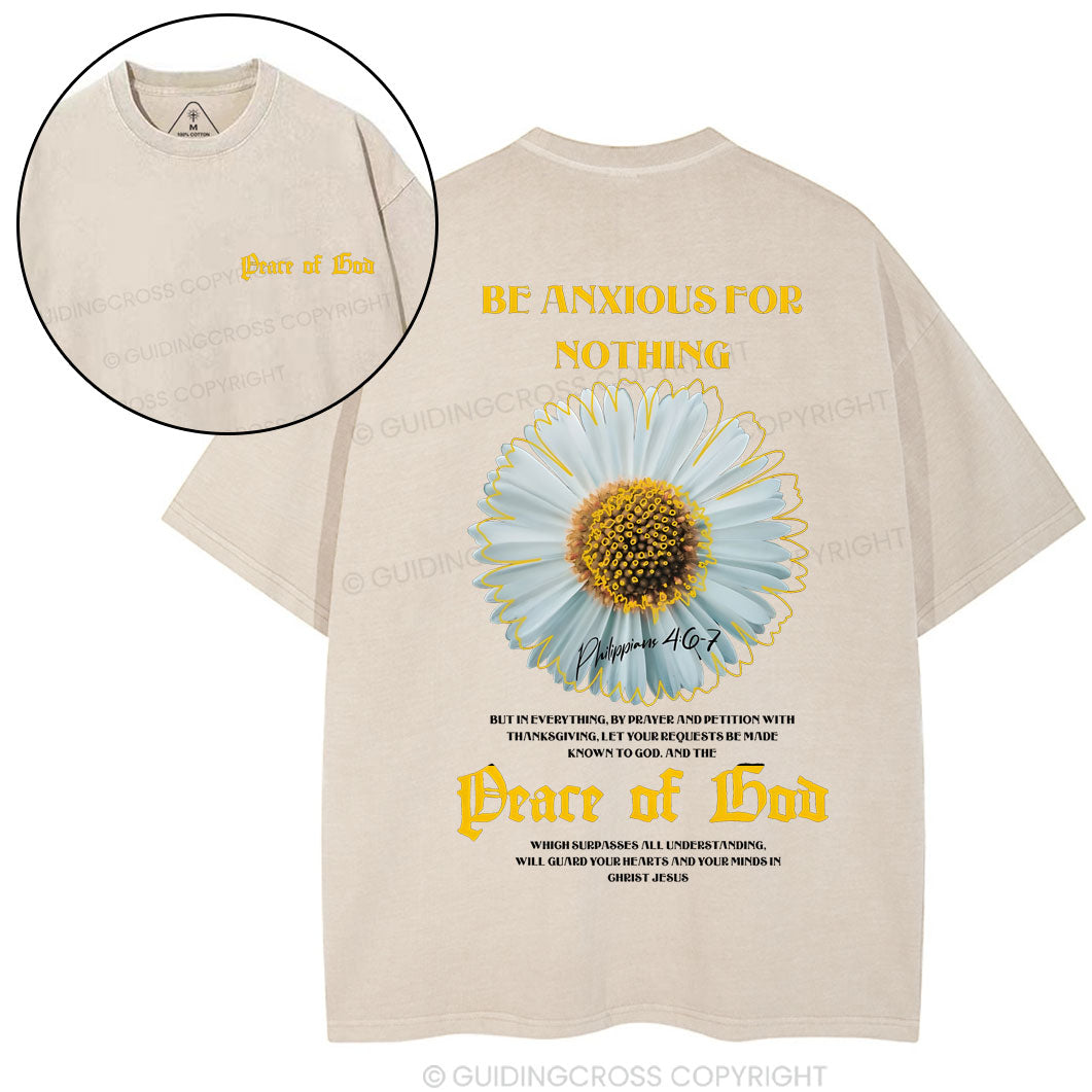 Be Anxious For Nothing Chirstian Washed T-Shirt