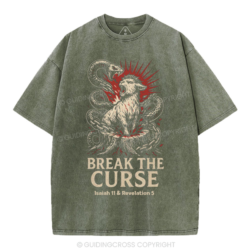 Break The Curse Christian Washed T-Shirt