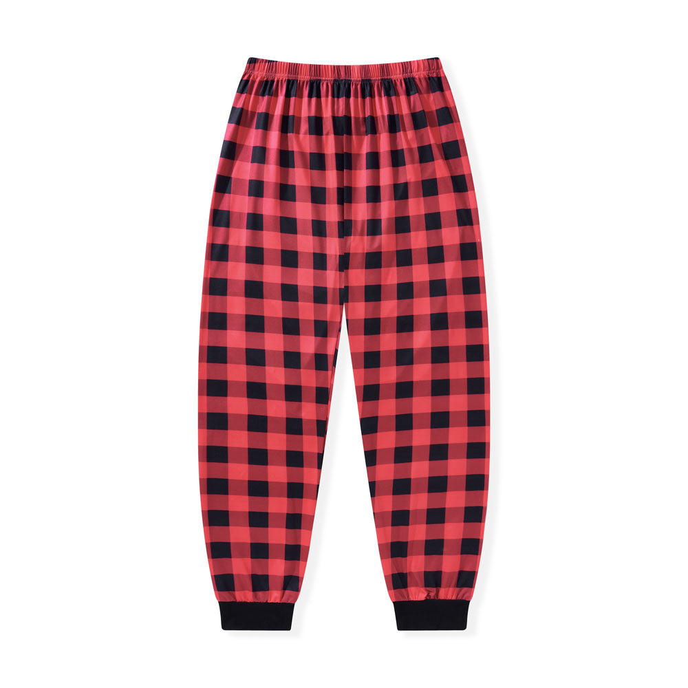 Buffalo Plaid Christmas Elastic Waist Pants