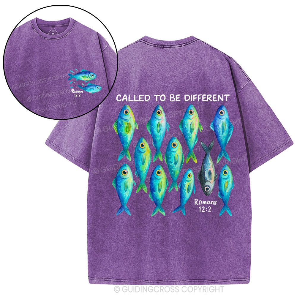 Called To Be Different Christian Washed T-Shirt
