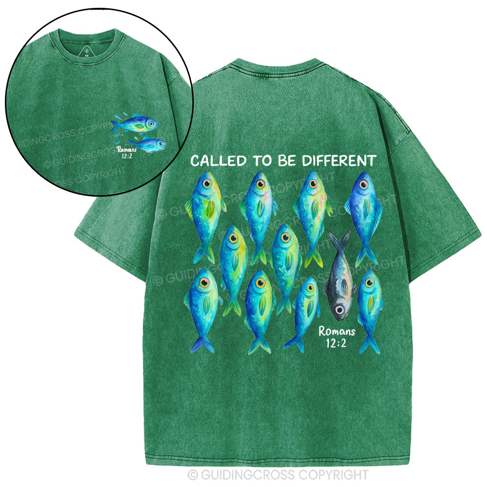 Called To Be Different Christian Washed T-Shirt