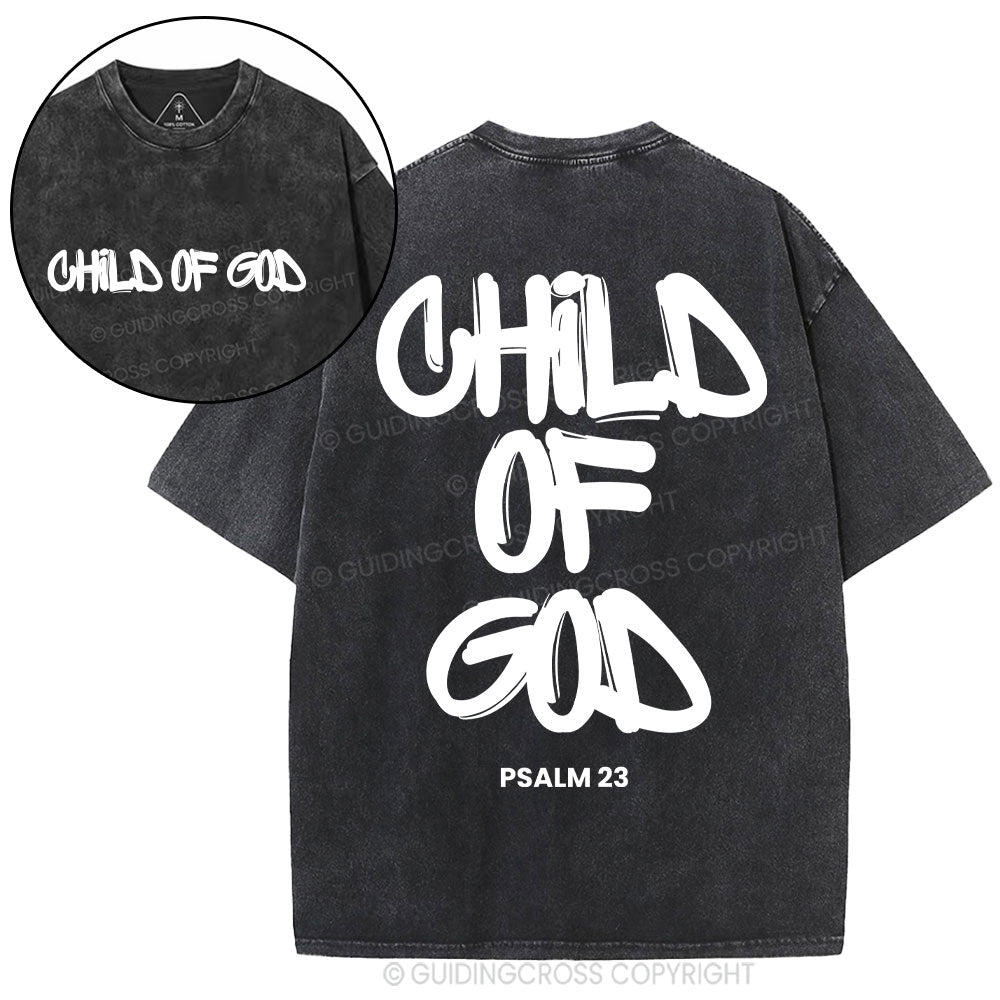 Child Of God  Christian Washed T-Shirt