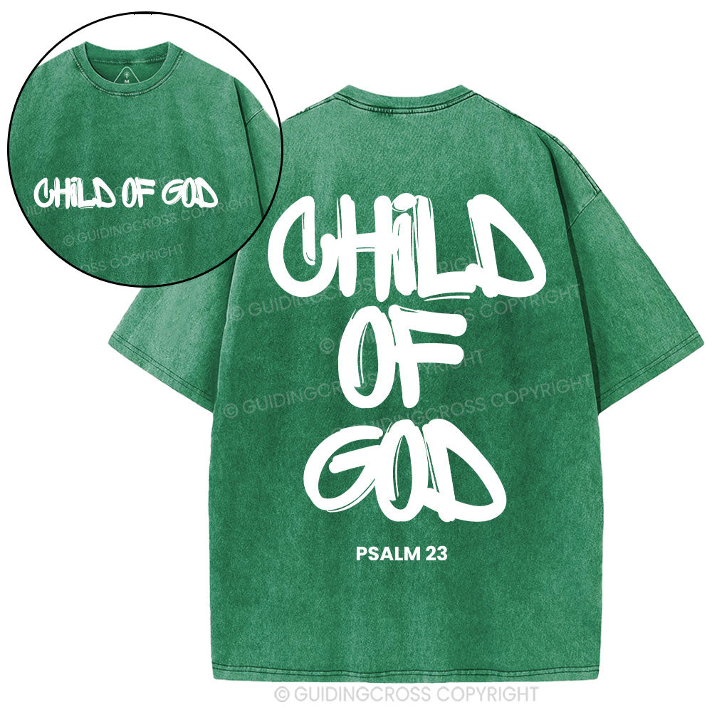 Child Of God  Christian Washed T-Shirt
