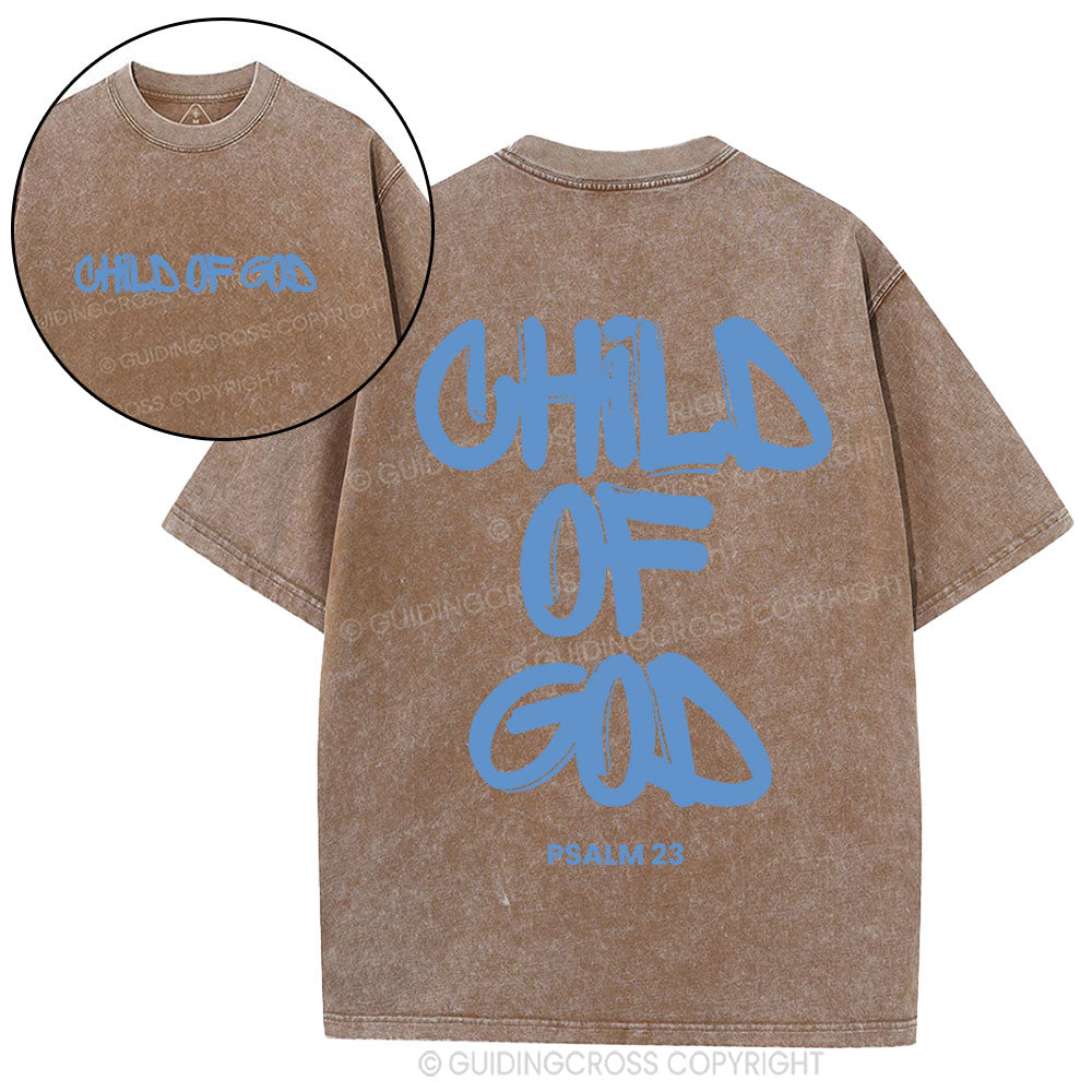 Child Of God Christian Washed T-Shirt