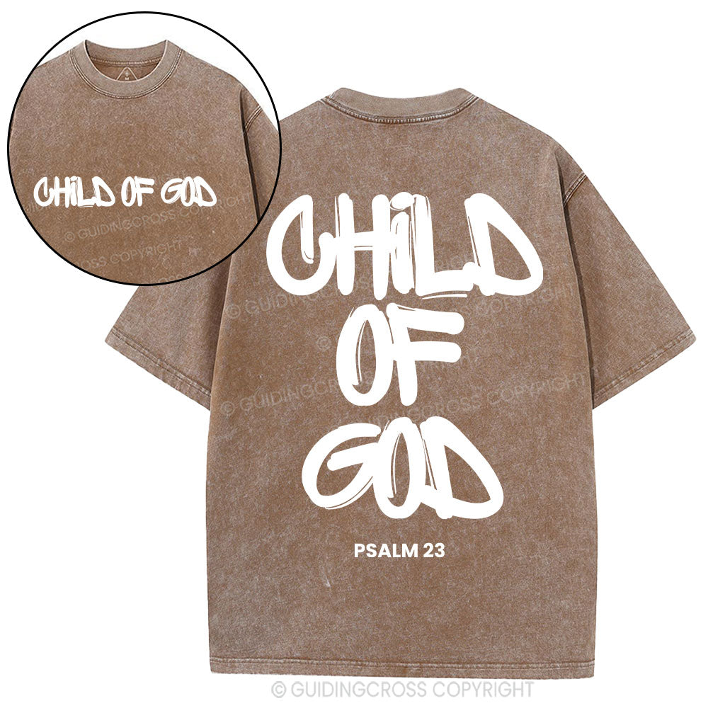 Child Of God  Christian Washed T-Shirt