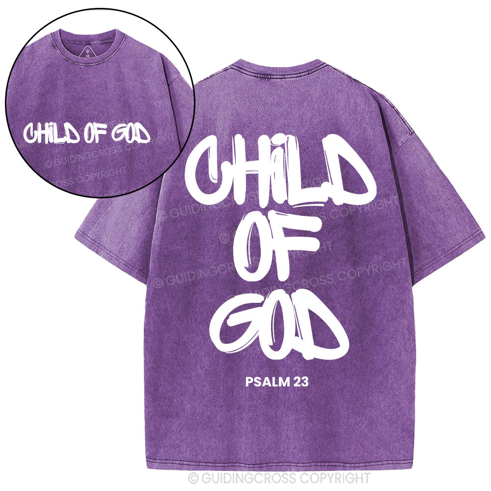 Child Of God  Christian Washed T-Shirt