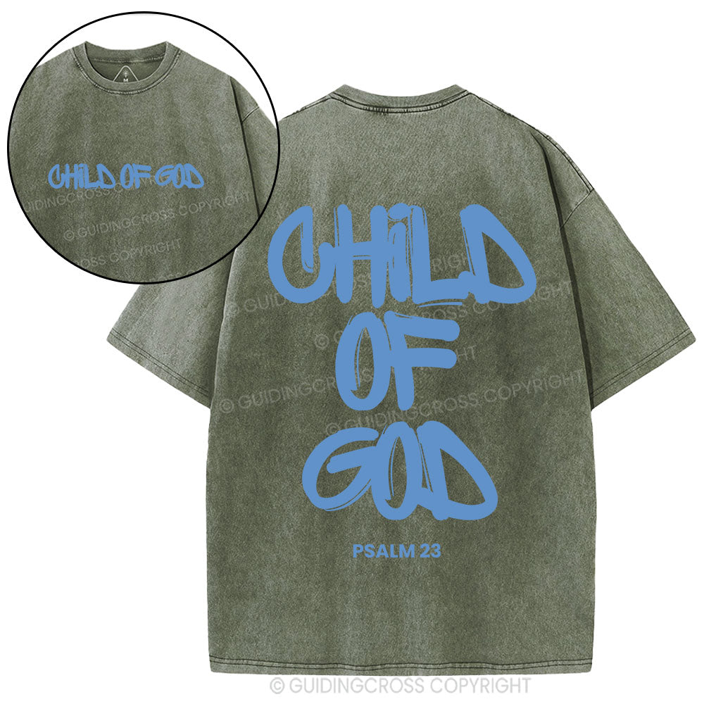 Child Of God Christian Washed T-Shirt