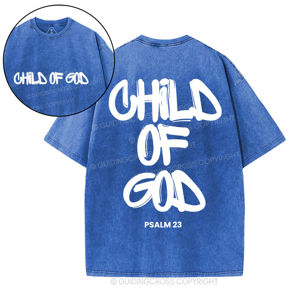 Child Of God  Christian Washed T-Shirt