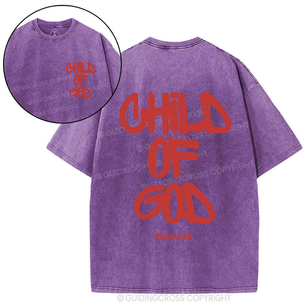 Child Of God Christian Washed T-Shirt
