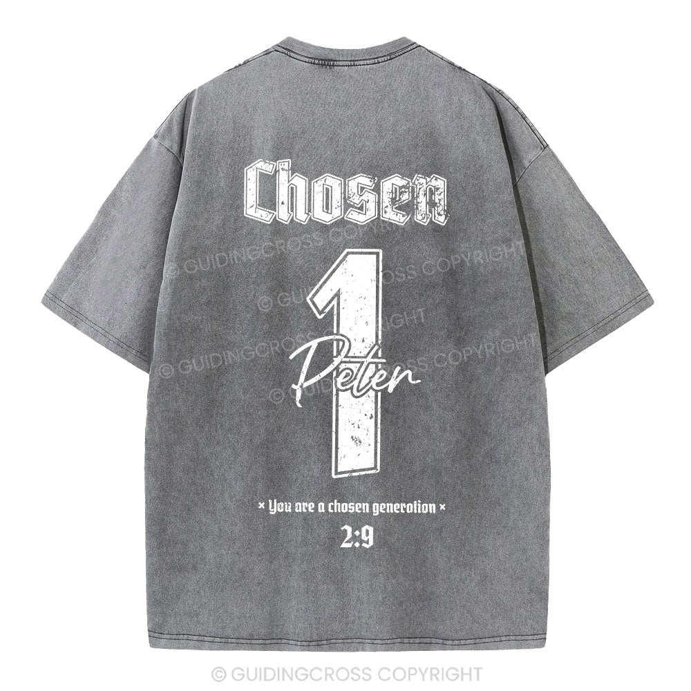 Chosen Chrsitian Washed T-Shirt