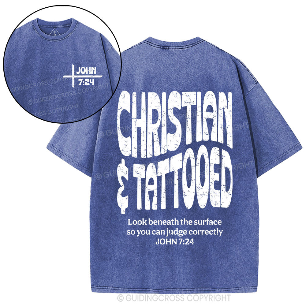 Christian & Tattooed Christian Washed T-Shirt
