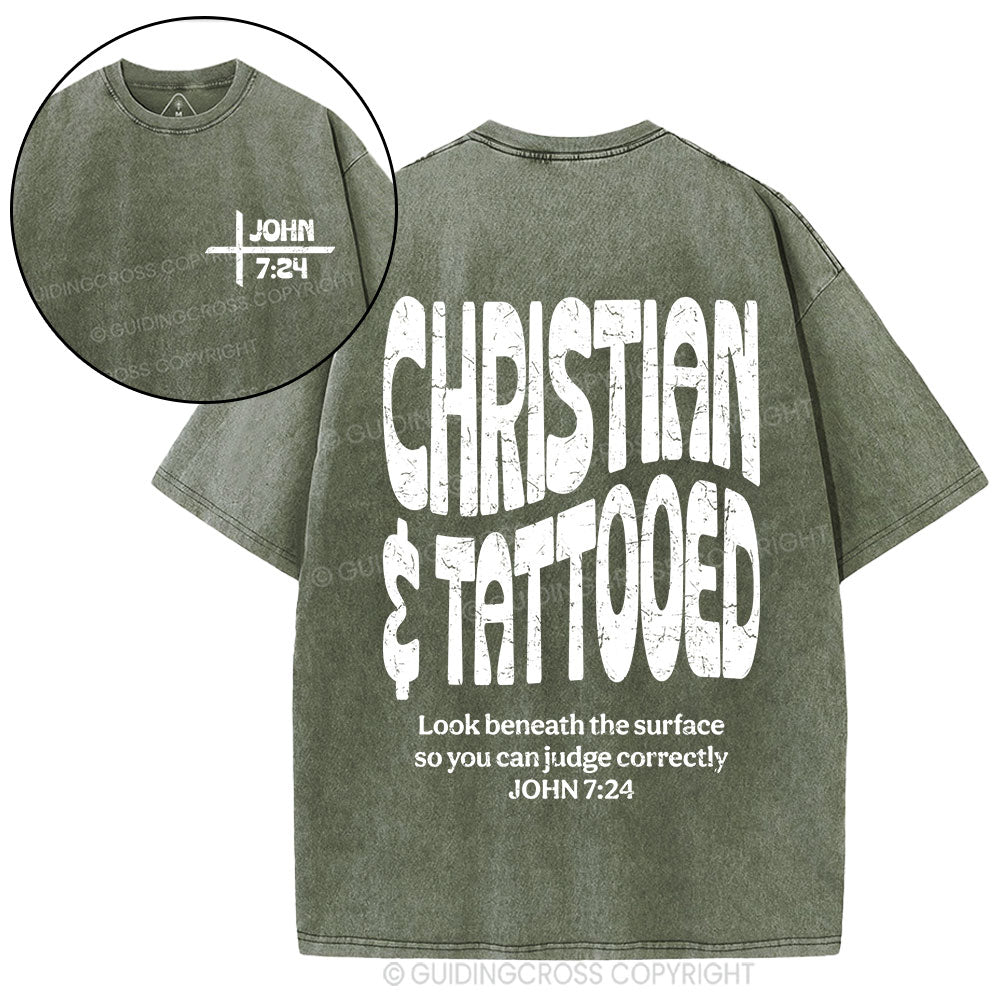 Christian & Tattooed Christian Washed T-Shirt